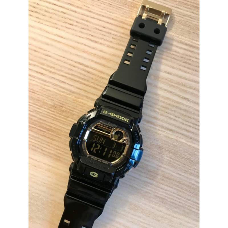 Reloj Casio G-Shock GD350BR-1 Para Hombre Digital Luz LED Vibrador Acuatico  Negro