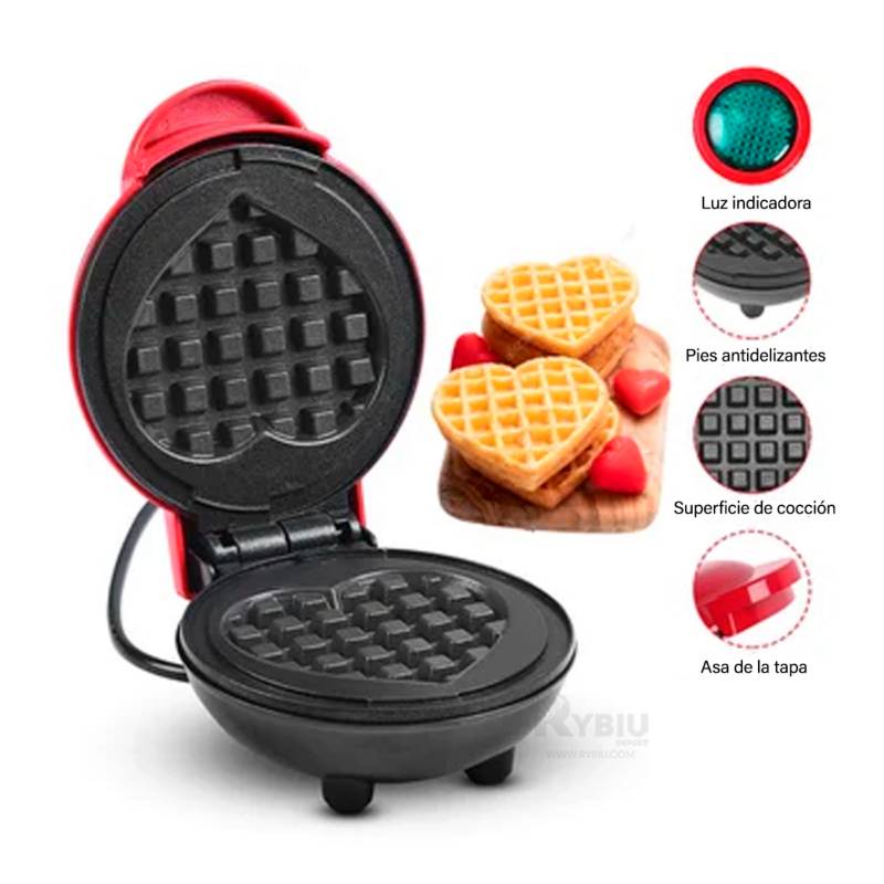 Mini Maquina Para Hacer Waffles Extra Rapido – Insanto Tecnologia