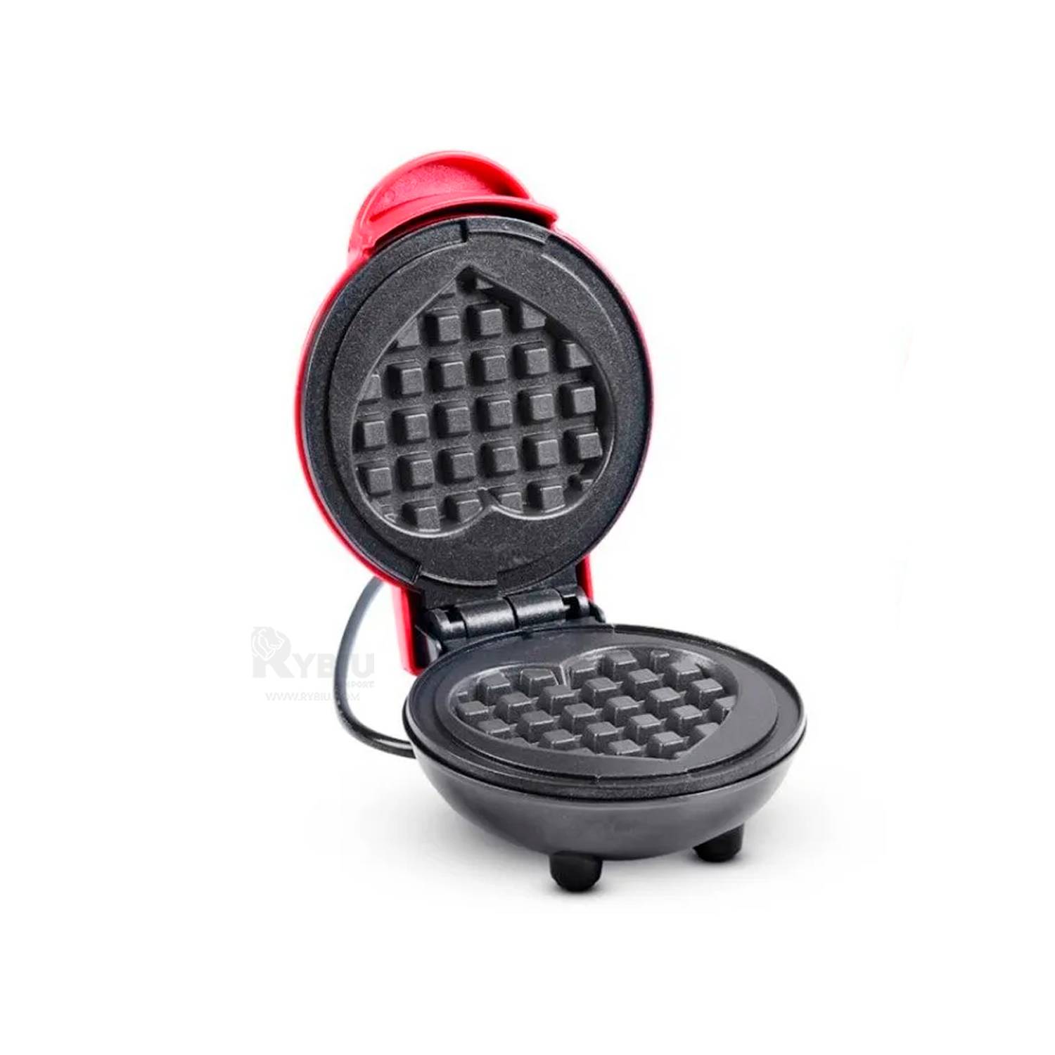 Maquina para hacer Waffle Rojo Mini Corazon GENERICO