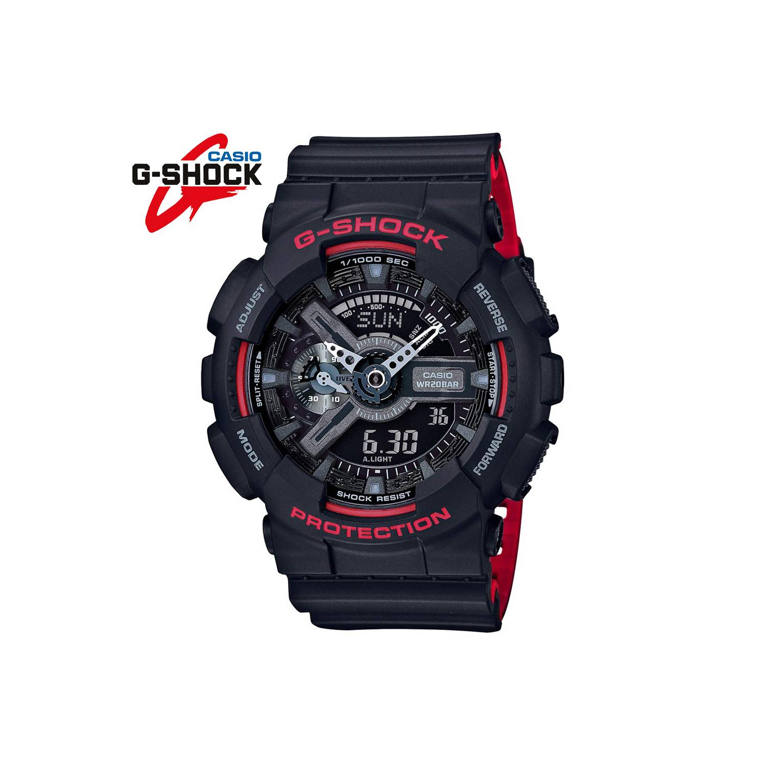 Reloj Casio G-Shock GA900-2A para Hombre Digital Analógico Luz LED Acuático  Azul Negro | Oechsle