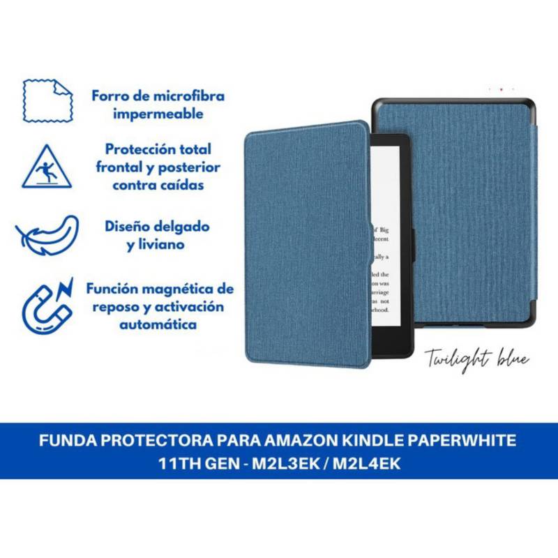 Funda Kindle 6.8 11va gen 2021 Paperwhite - Blue FINTIE