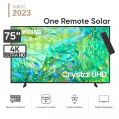 SAMSUNG - Televisor Samsung LED Smart TV 75 Crystal Ultra HD 4K UN75CU8000GXPE