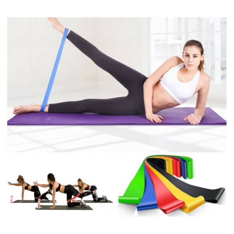 Set Bandas Resistencia Entrenamiento Crossfit Yoga Fitness - NUBOFIT