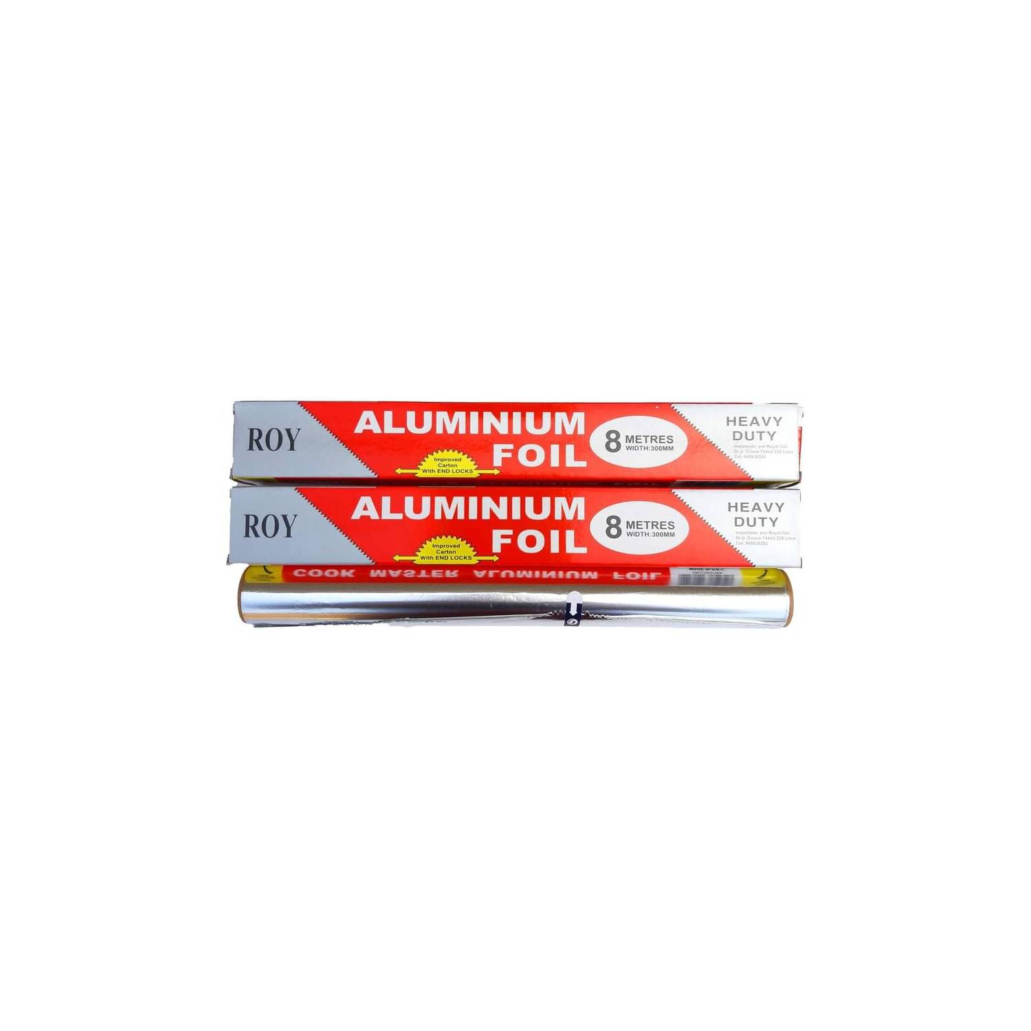 Papel Aluminio de Cocina de 8 Metros