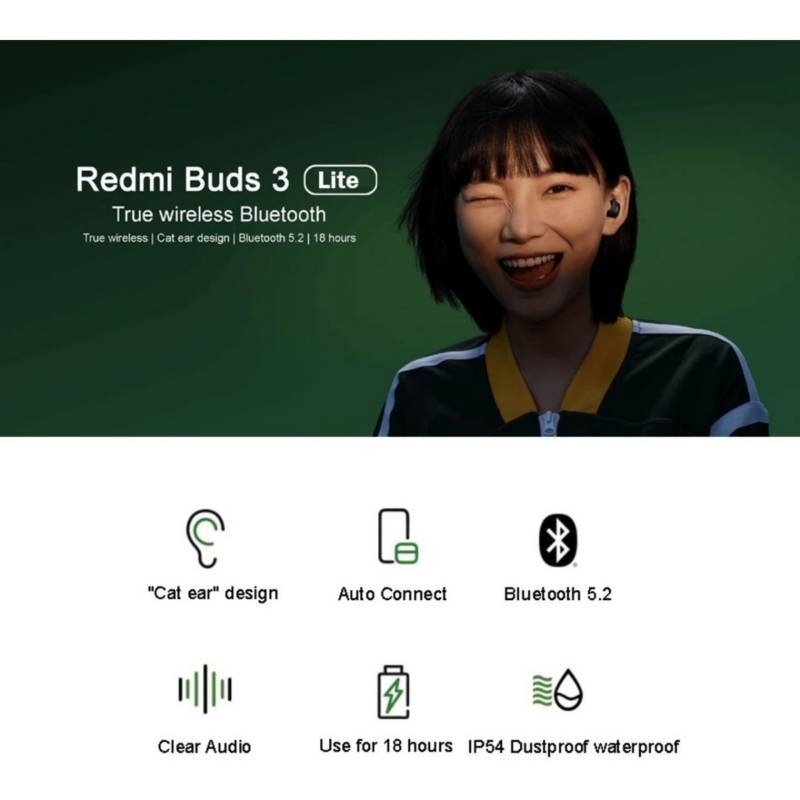 Redmi Buds 3 Lite - Precio y Caracteristicas 丨Xiaomi Perú