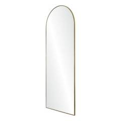GENERICO - Espejo de arco ZEUS dorado madera MDF 180 X 75 cm Vidrio Belga 4mm