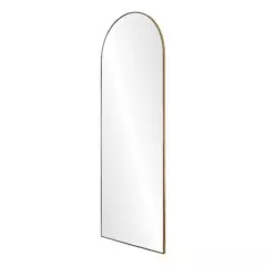 GENERICO - Espejo de arco ZEUS dorado madera MDF 180 X 75 cm Vidrio Belga 4mm