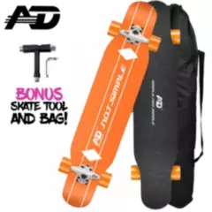 AD - Skate Longboard 42'' Dancing Cruising Downhill - Orange
