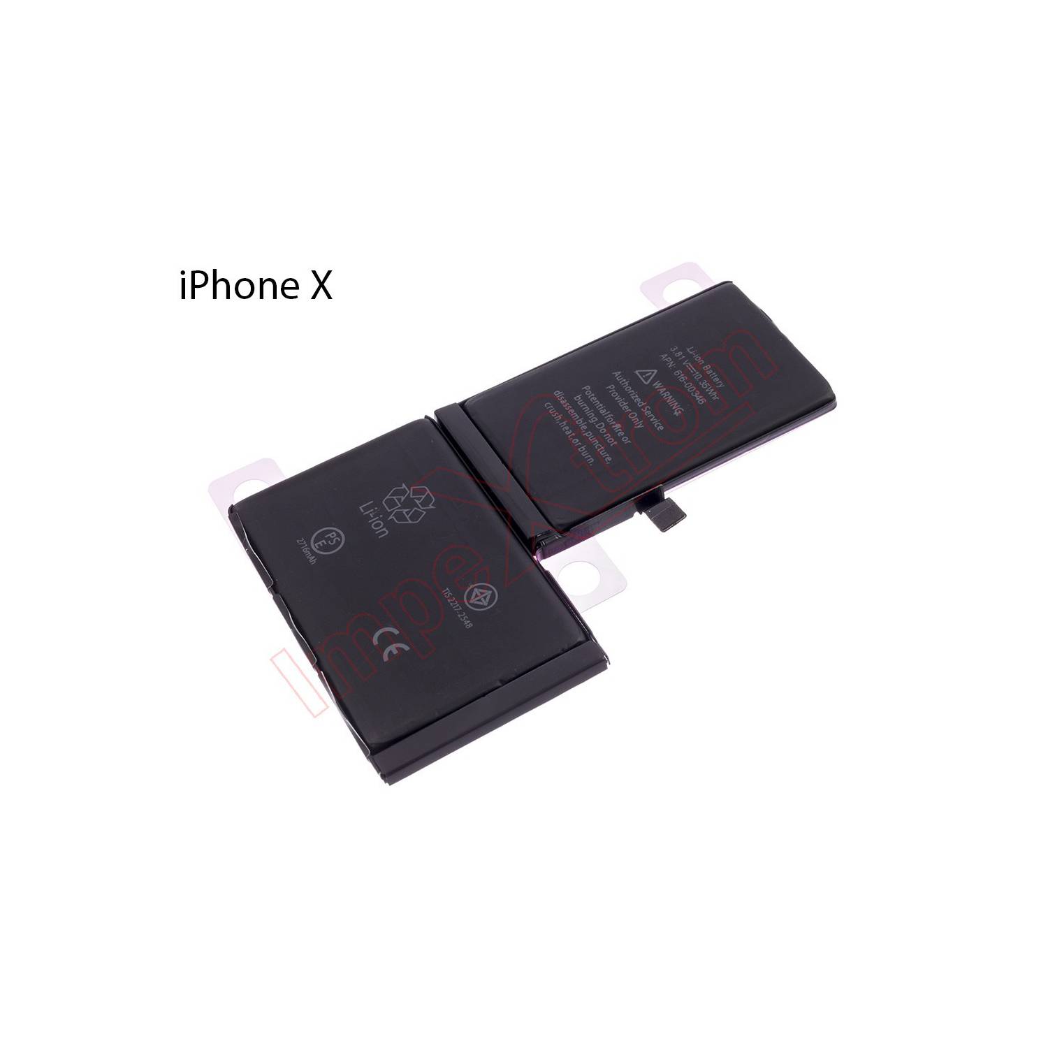 La batería de iPhone X