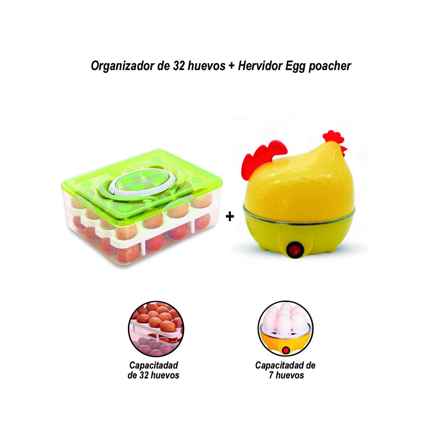 Hervidor de Huevos Electrico Egg Poacher