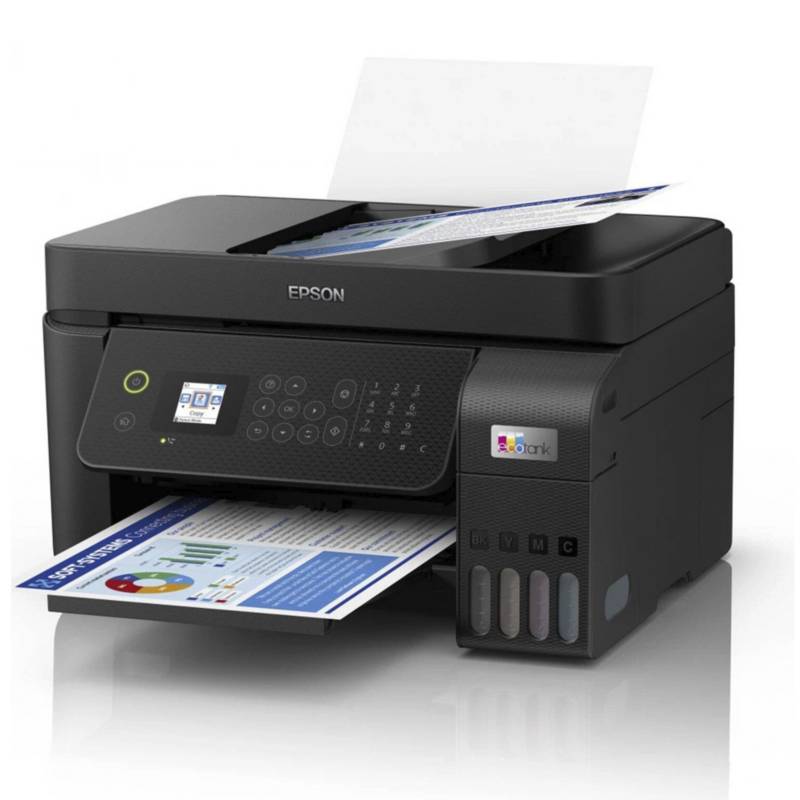 Impresora Multifuncional EPSON Ecotank L5590 Fax USB LAN Wifi EPSON