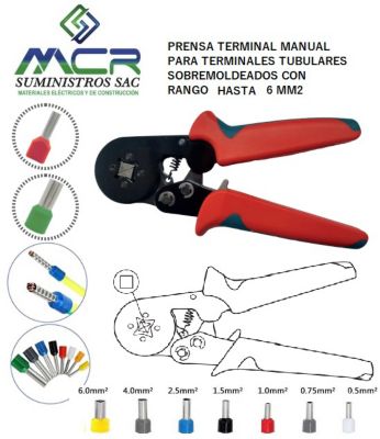 Prensa Terminal Tubular 0.5 - 6Mm2