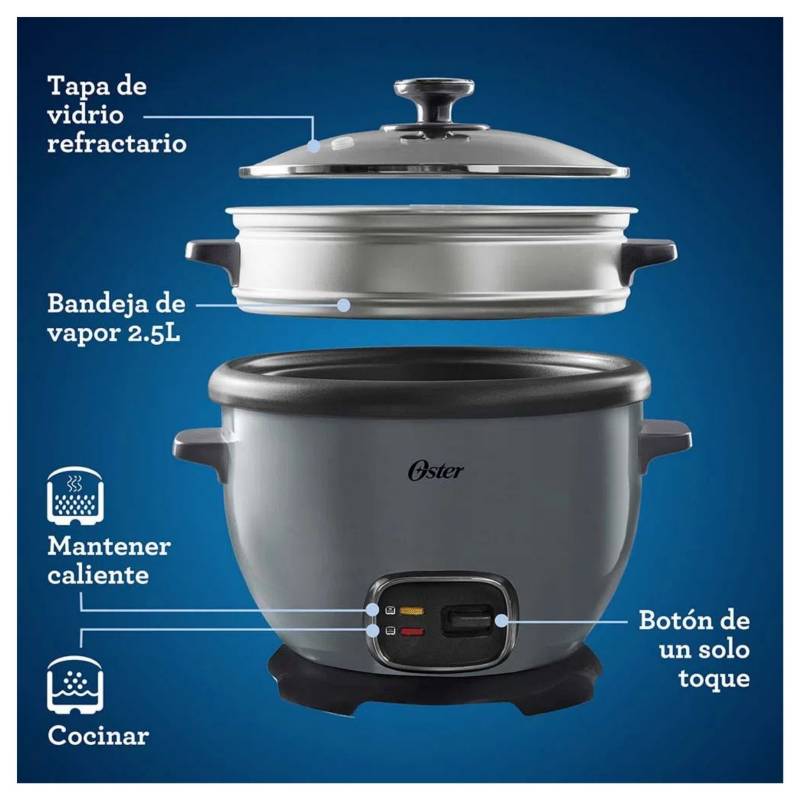 Olla Arrocera Multiusos Oster CKSTRC5731S 1.8L