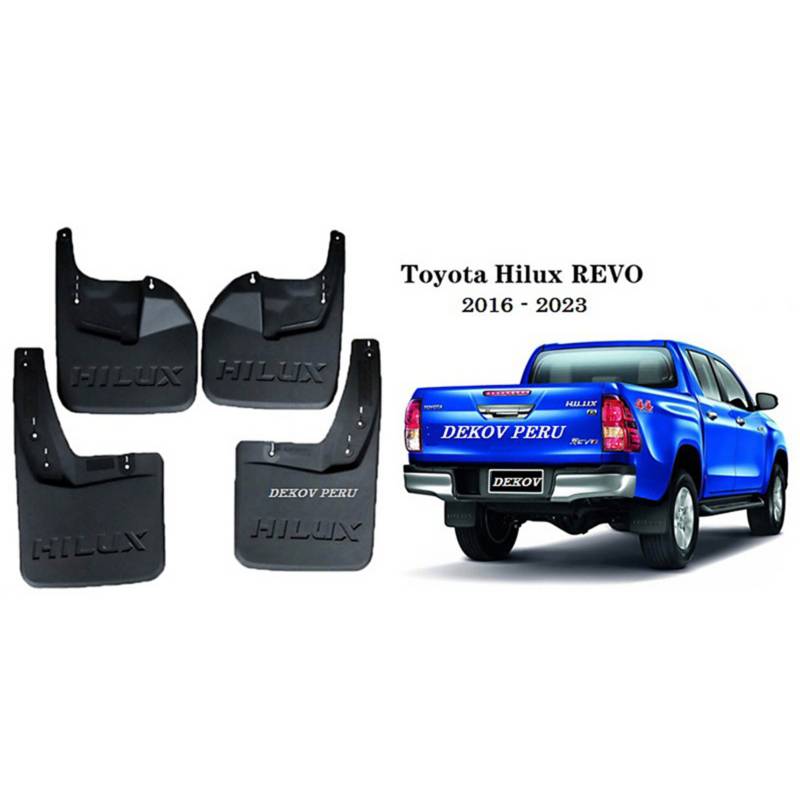 GENERICO - Escarpines de guardafango Para Toyota Hilux Revo 2016 - 2023