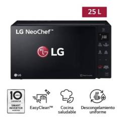 LG - Horno Microondas LG NeoChef con Dorador 25 L Negro MS2536GIS