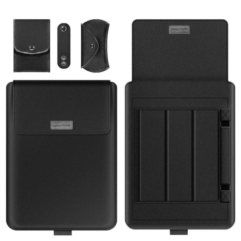 Funda protectora acolchada para portátil de 14 pulgadas, color negro y rosa  con concentrador USB y mouse para Asus ZenBook, VivoBook, ExpertBook