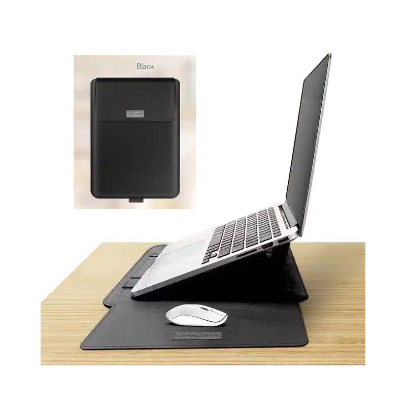 Funda protectora acolchada para portátil de 14 pulgadas, color negro y rosa  con concentrador USB y mouse para Asus ZenBook, VivoBook, ExpertBook