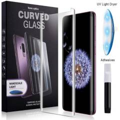 Vidrio Templado UV Curvo para Samsung Galaxy S9 Plus Transparente