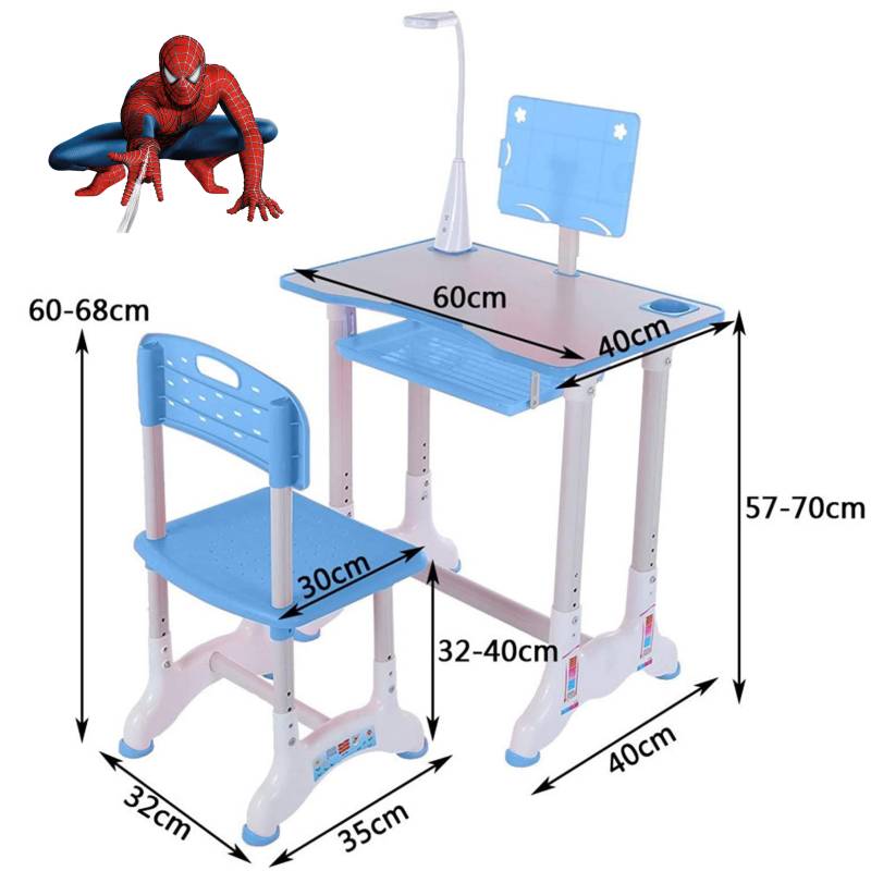 Escritorio Spiderman Ergonomico con Lampara Led GENERICO 