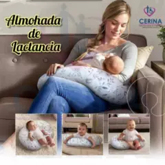 GENERICO - Almohada de Lactancia Materna y Pediátrica Osito Rosado