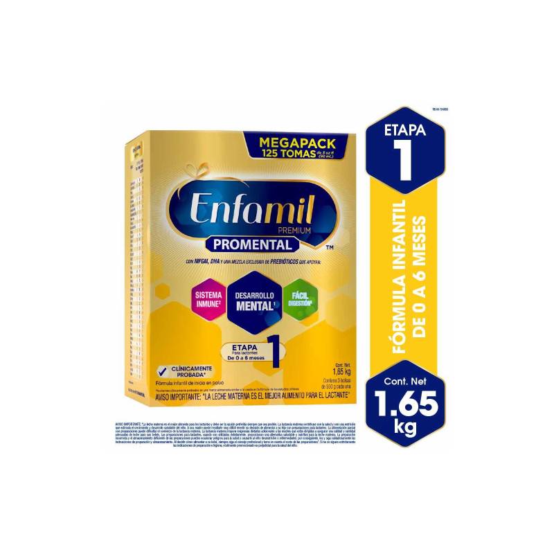 ENFAMIL - Fórmula Infantil Enfamil Premium Promental Etapa 1 - Caja 1650G