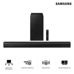 SAMSUNG - Soundbar Samsung 410W con Bluetooth  HW-B550 - Negro