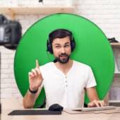 KIT CHROMA FONDO VERDE PARA ESTUDIO FOTO Y VIDEO CON PARANTES