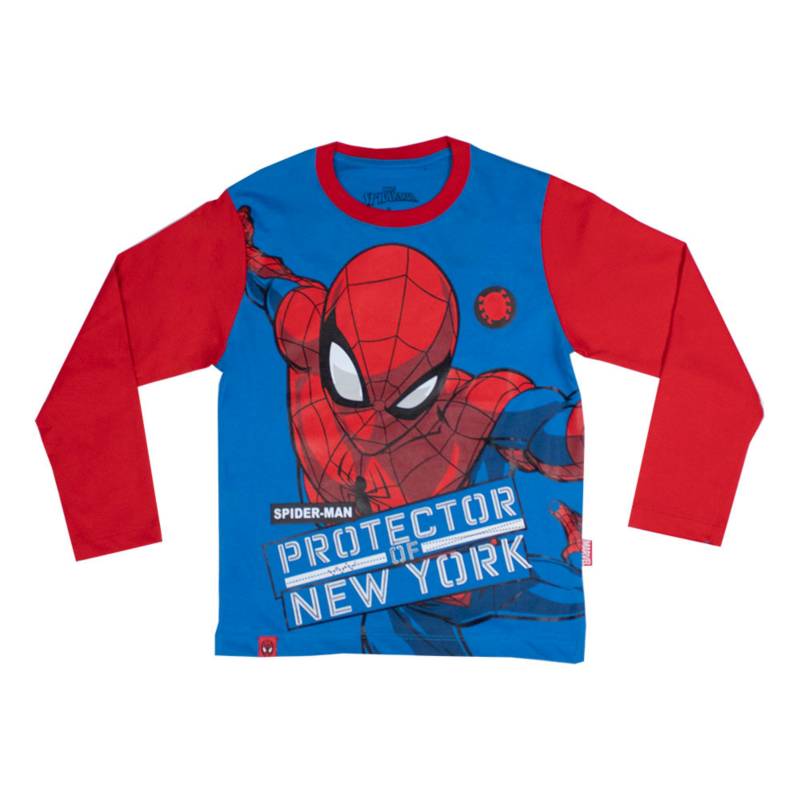 Polo ml spiderman azul MARVEL 