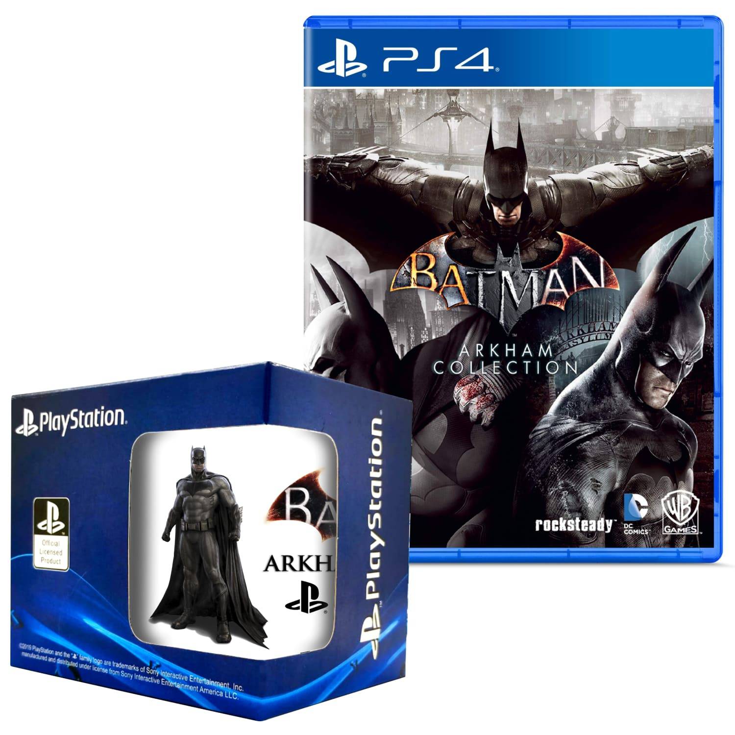 Batman Arkham Collection PlayStation 4 + Taza SONY 