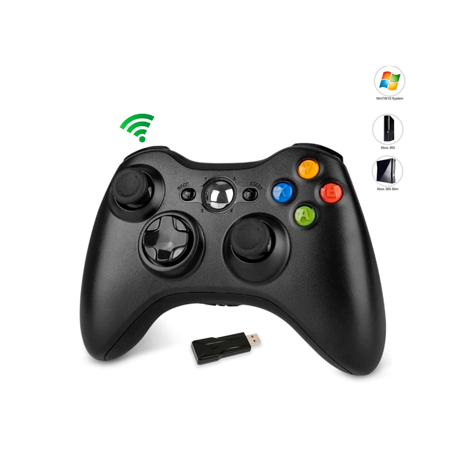 Mando Para Pc Inalámbrico Mando Para Xbox 360 Verde