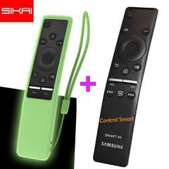 A1 - Control remoto para tv samsung smart + funda fosforescente - verde