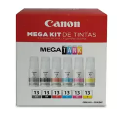 CANON - Tinta canon GI-13 GI13 megakit de 6 colores