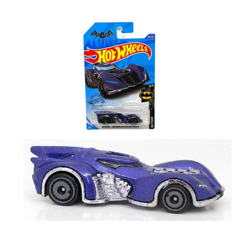 Hot Wheels Batman Arkham Asylum Batimovil variante morado HOT WHEELS |  