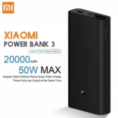 XIAOMI - Batería Portátil Xiaomi Carga Ultra Rápida 50w 20000 mha