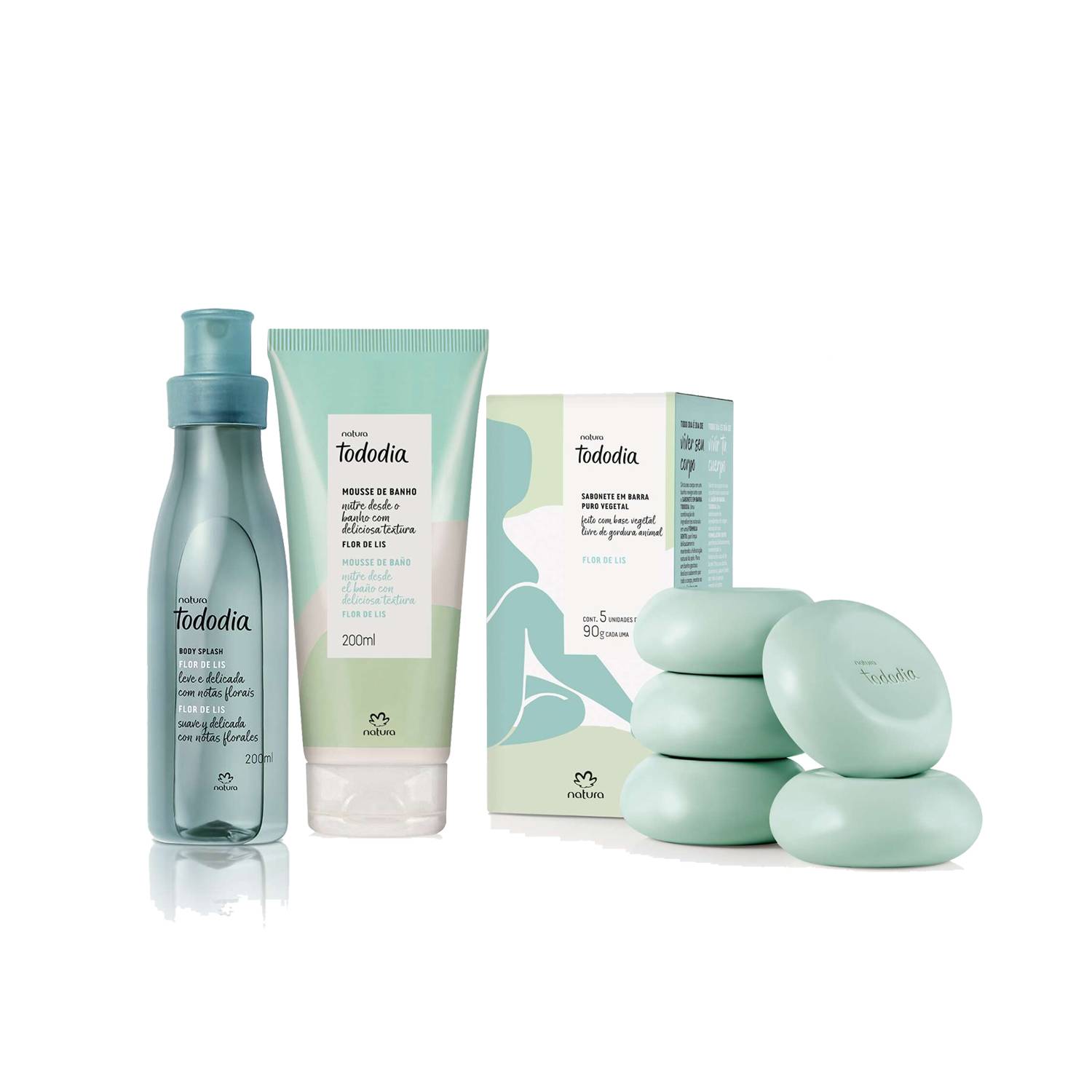 Ritual Tododia Flor de Lis Body Splash con Mousse y Jabones NATURA |  