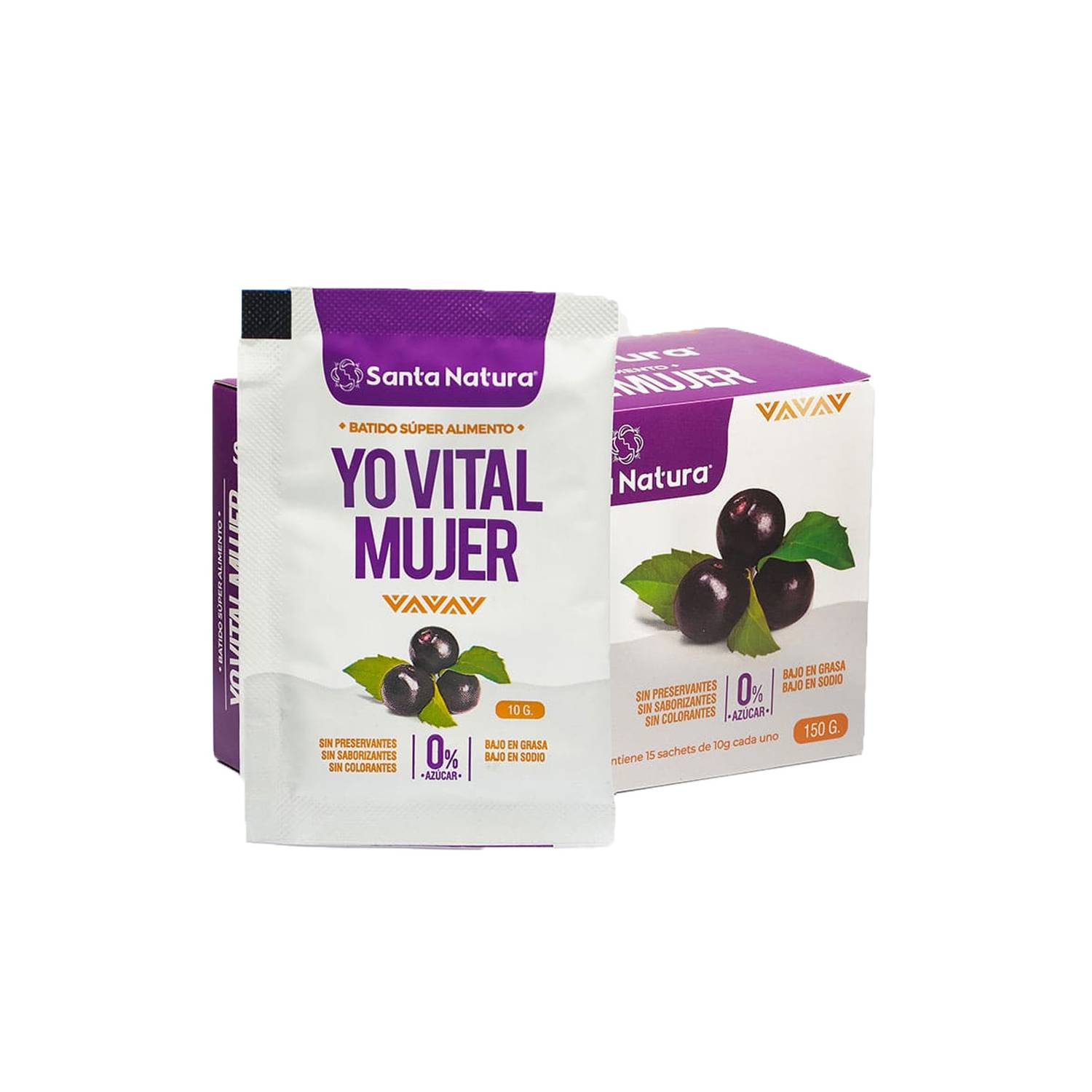 Yo Vital Mujer Batido Super Alimento Santa Natura Caja x15 GENERICO |  