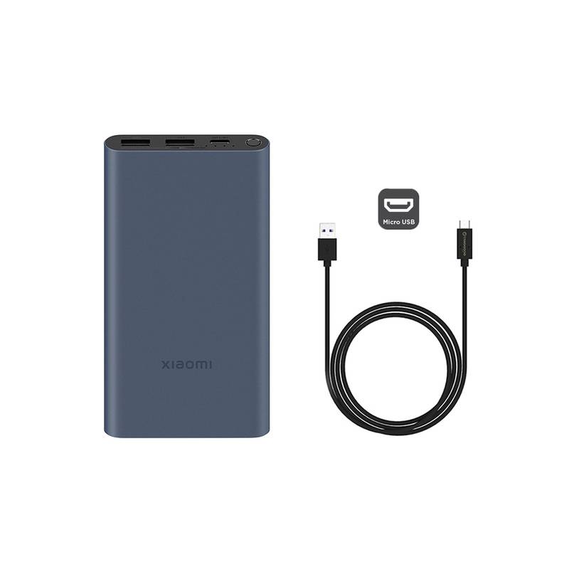 Power Bank Xiaomi Redmi 10000 mAh Carga Rápida 2.4A 4 Puertos Negro XIAOMI