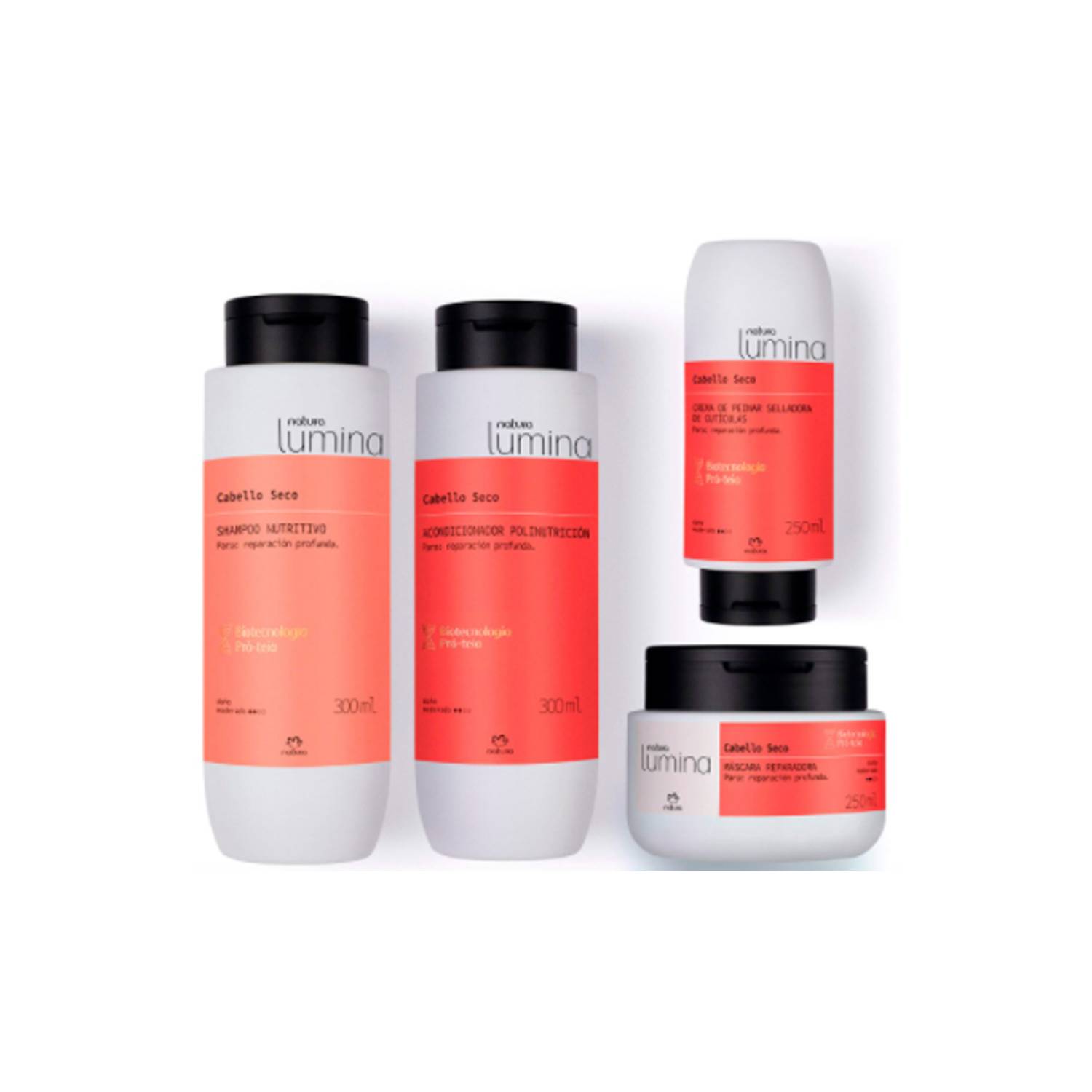 Kit Lumina nutrición menos frizz NATURA 