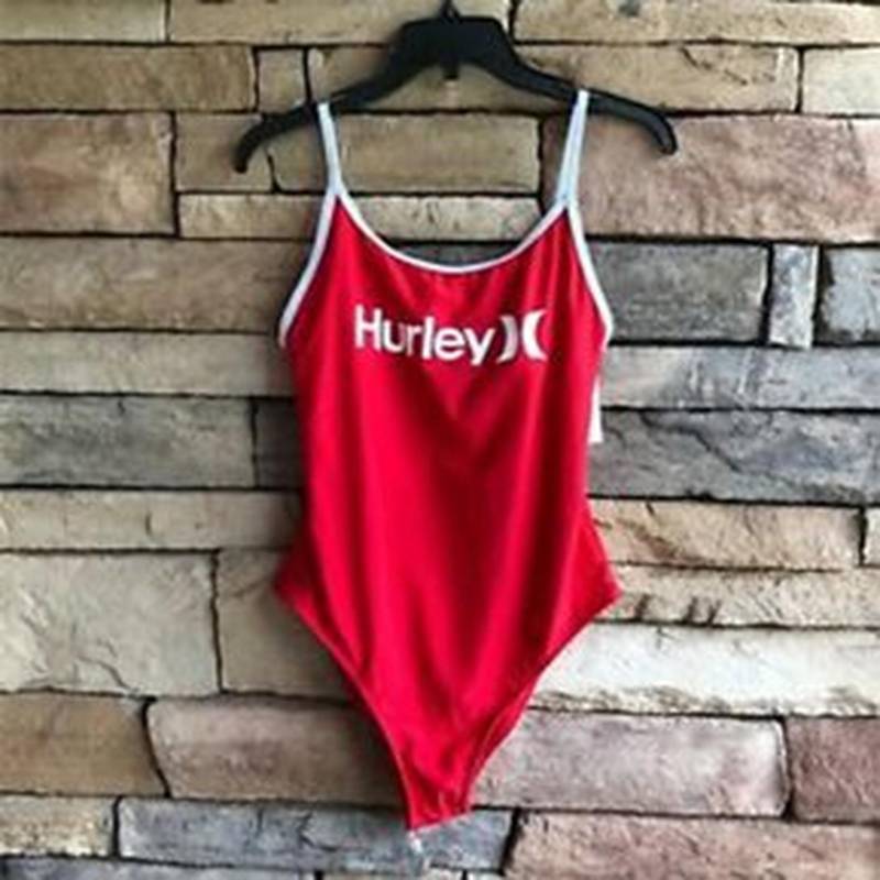 Ropa De Baño Hurley Swimsuit Nwt Para Mujer Color Rojo - Negro HURLEY |  