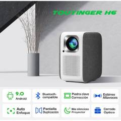 Proyector touyinger h6 1080p hd wifi home theater video player beamer