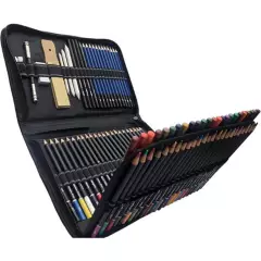 GENERICO - 95 lápices de dibujo de color profesionales