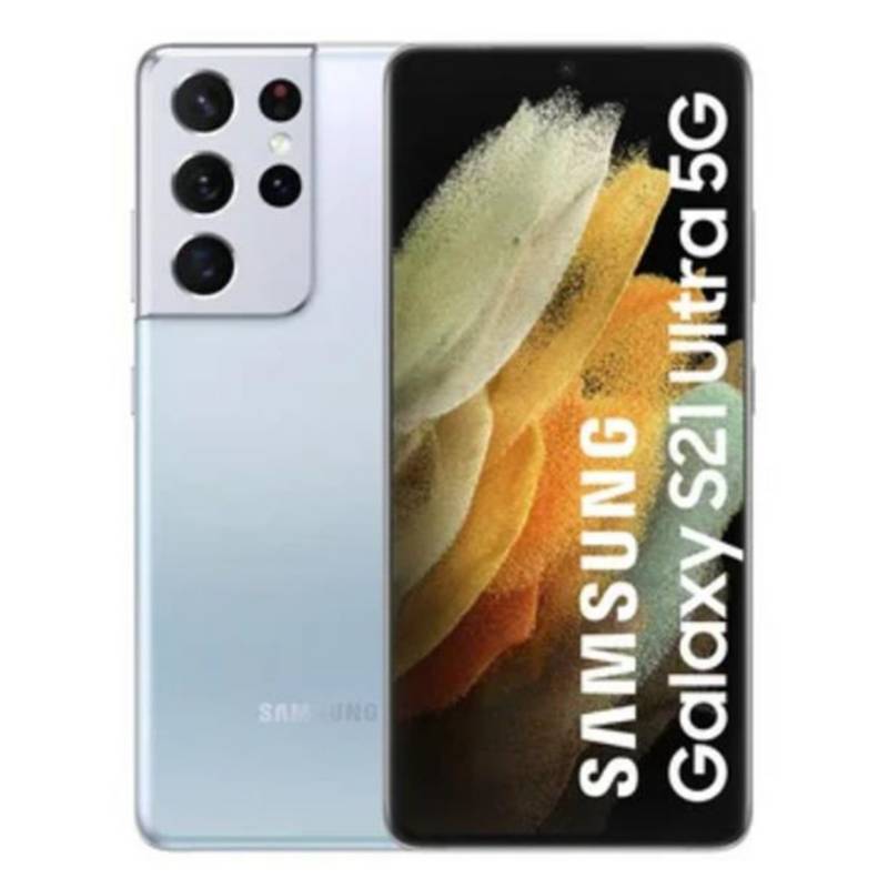 SAMSUNG - Samsung galaxy s21 ultra 5g 128gb sm-g998u - plata