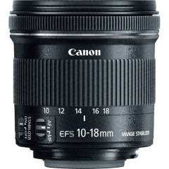 Canon EF-S 10-18mm f4.5-5.6 IS STM Lente Negro