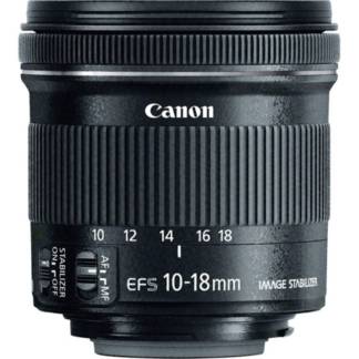 CANON - Canon EF-S 10-18mm f4.5-5.6 IS STM Lente Negro