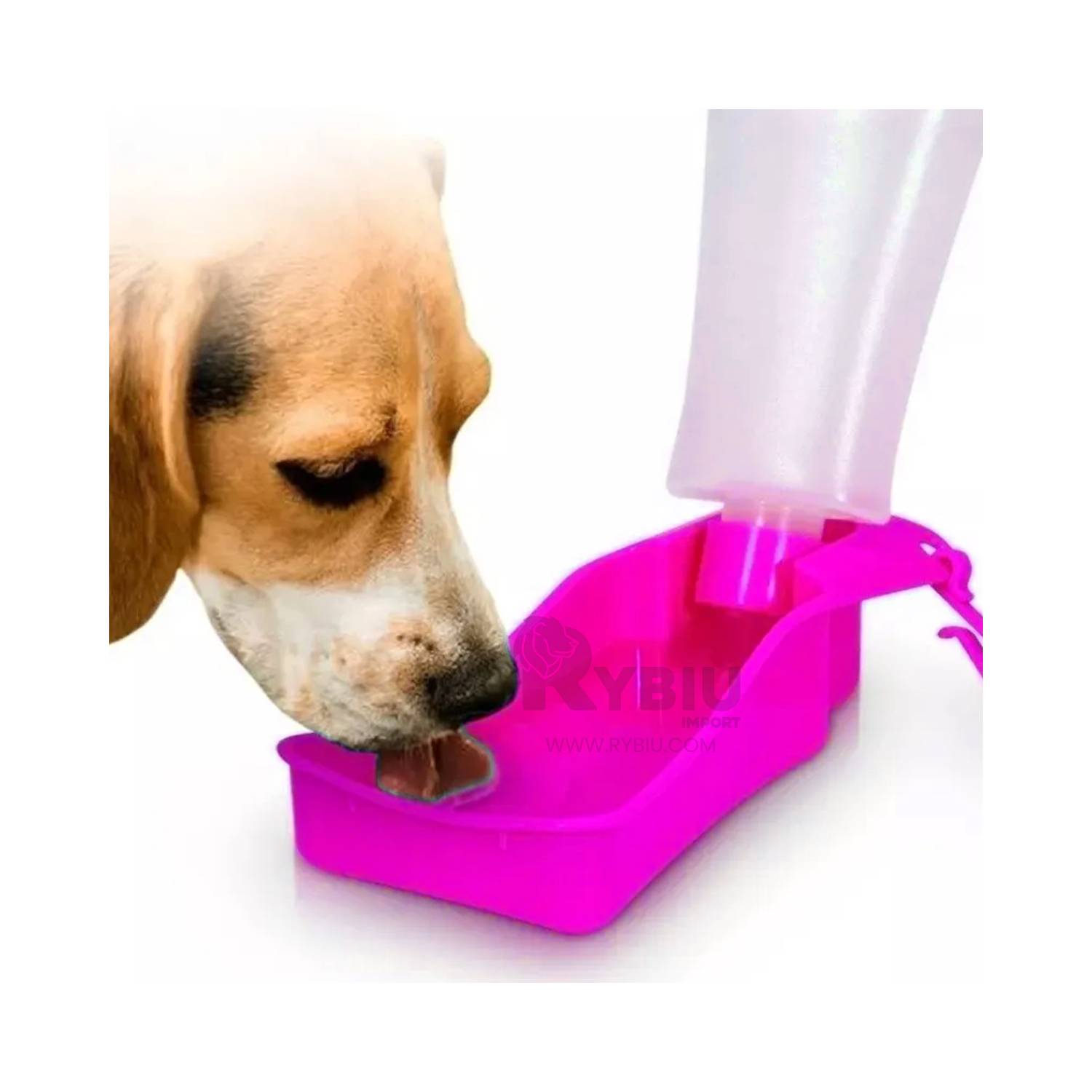 Bebedero Portatil Perro Mascota Comida Agua Multifuncional Pet