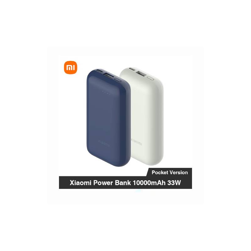 XIAOMI - Xiaomi 33W Power Bank 10000mAh Premium Pocket Edition Pro - Azul.