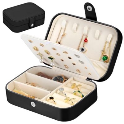 Joyero Organizador de Joyas Cofre para Anillos Aretes Pulseras Estuche de  Viaje N 84J