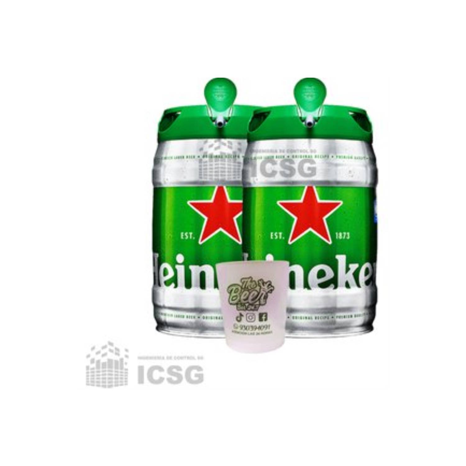 Pack 2 Cerveza Heineken de 5 Litros c/u HEINEKEN | falabella.com