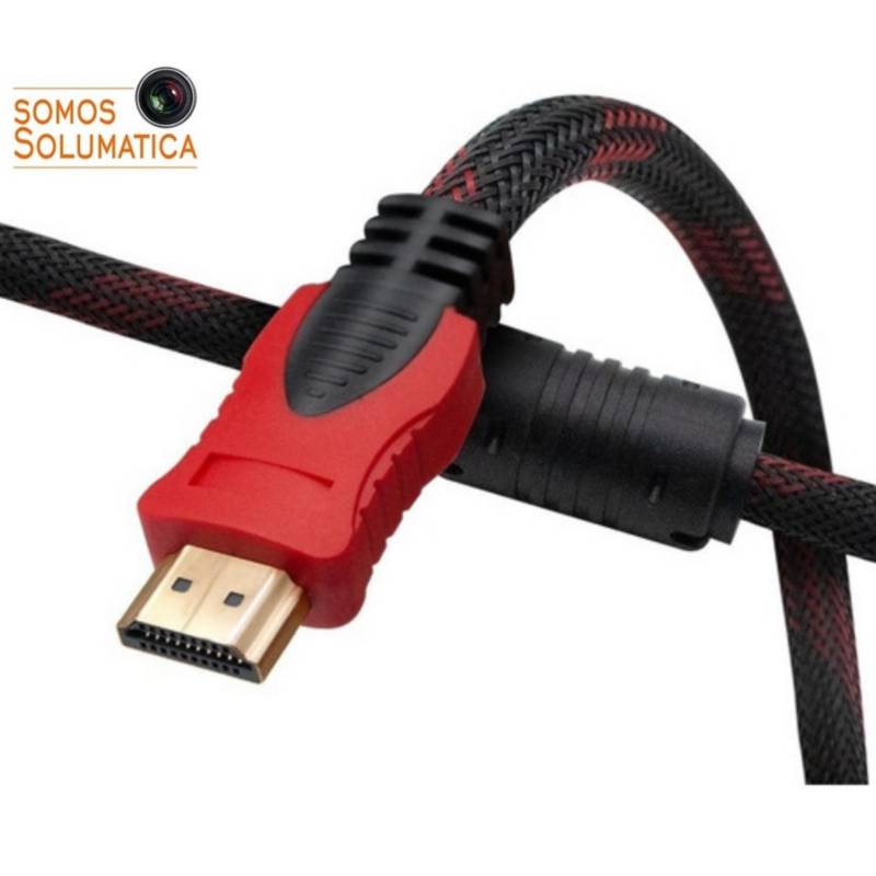 Cable Hdmi Plano Audio Video 7m Resolución Hd Punta Dorada