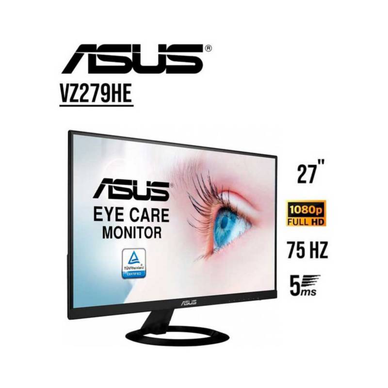 Monitor 27 led asus vz279he 27 full hd 1080p ips hdmi / vga ASUS